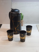 TREND HOME COLLECTION Altın motifli şık termos