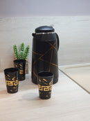 TREND HOME COLLECTION Altın motifli şık termos