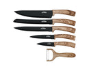 SCHÄFER MAPLE WOOD Set de couteaux 6 pièces SCHÄFER MAPLE WOOD Bıçak seti 6 parça  SCHÄFER MAPLE WOOD 6-tlg. Messer-Set