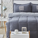 KARACA HOME SOFTY Gri Çift Kişilik Cotton Comfort Set