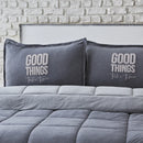 KARACA HOME SOFTY Gri Çift Kişilik Cotton Comfort Set