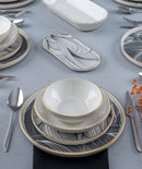 ACAR AHENK  Service de table 27 pièces 6 personnes  ACAR AHENK  27 Parça yemek seti 6 kIşilik ACAR AHENK  27-teiliges Esszimmer-Set für 6 Personen