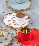 ACAR MARIGOLD Set de tasses à café en porcelaine 6 personnes 12 pièces ACAR MARIGOLD Porselen kahve fincan takımı 6 Kişilik 12 parça ACAR MARIGOLD Kaffeetassenset aus Porzellan 6 Personen 12-tlg.