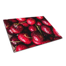 BELLART - Su damlaları ile kiraz Uv Baskılı Cam Kesme Tablası 35×25 cm
