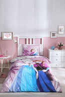 ÖZDILEK FROZEN DISCOVER  Disney Parure de lit renforcé enfant 1 personne ÖZDILEK FROZEN DISCOVER Tek kişilik Disney lisanslı çocuk ranforce nevresim takımı ÖZDILEK FROZEN DISCOVER Disney Kinderbettwäschegarnitur 1 Person