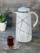 TREND HOME COLLECTION Altın motifli şık termos