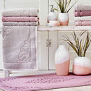 KARACA HOME MILLY Set de tapis de bain pourpre 2 pièces - Bella-Home: art de la table, verrerie, trousseau de mariée, décoration