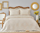 KARACA HOME EVA Set de couvre-lit beige 2 personnes - Bella-Home: art de la table, verrerie, trousseau de mariée, décoration