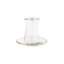 KARACA LACE YENi Set de verres à thé 12 pièces 6 personnes - 12 parça 6 kişilik çay seti