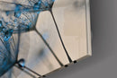 Tableau en verre - Pissenlit et gouttes d'eau