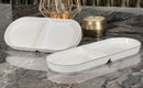 TREND HOME COLLECTION 2'li Bölmeli sunum tabaklar gold