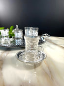 TREND HOME ORIENT Gümüs Şekerlikli 12'li Bardak Seti 20 parça