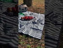 Piknik sepeti 4 kişilik doğal hasır - "Marine"