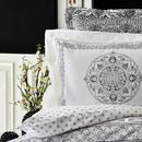 KARACA HOME BONAR  Ensemble de linge de linge de lit complet noir KARACA HOME BONAR  Siyah çift kişilik winter komple  set  KARACA HOME BONAR  Schwarzes Doppel-Winter-Komplettset