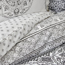 KARACA HOME BONAR  Ensemble de linge de linge de lit complet noir KARACA HOME BONAR  Siyah çift kişilik winter komple  set  KARACA HOME BONAR  Schwarzes Doppel-Winter-Komplettset