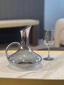 TREND HOME GOLD Set aus 6 Gläsern mit Karaffe