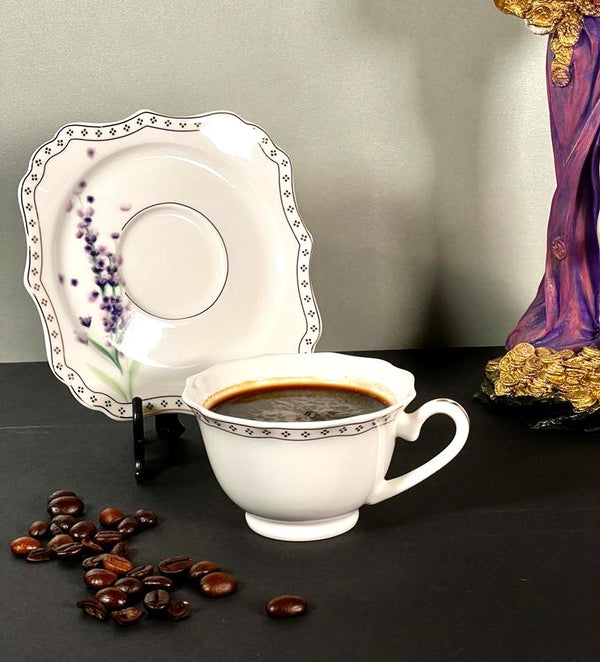 ACAR LOVE GARDEN  Tasses à thé/café en porcelaine 6 personnes