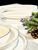 ACAR DAPHNE Silver Yemek takımı 12 kişilik 57 parça 