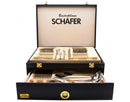 SCHÄFER Set de couverts et ustensiles de service 72 pièces avec coffret SCHÄFER Çatal Kaşık Bıçak ve Servis Gereçleri Seti 72 parça kutulu SCHÄFER Besteck-Set 72-tlg. mit Holzkoffer 