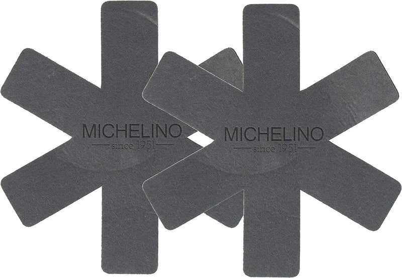 MICHELINO NORA Batterie de cuisine 7 pièces gris induction MICHELINO NORA  7 parça gri indüksiyon MICHELINO NORA 7-tlg. Kochtopf-Set Grau Induktion