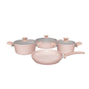 KARACA BIOGRANIT ANTİK ROSE 7 Parça Indüksiyon tencere seti