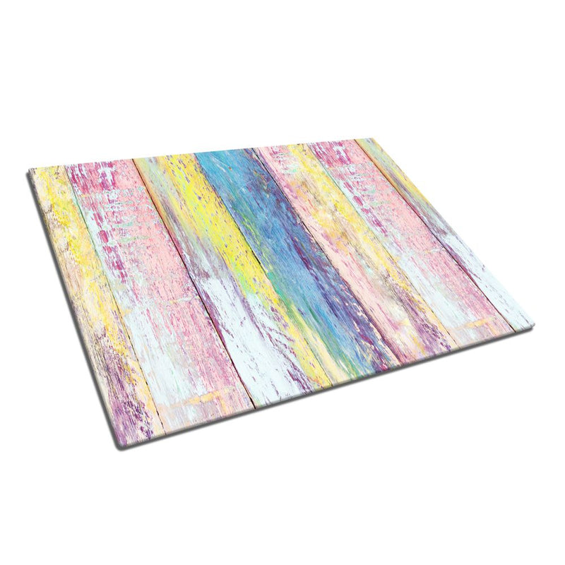 BELLART - Planches Colorées - Planche à découper en verre à impression UV 35x25 cm