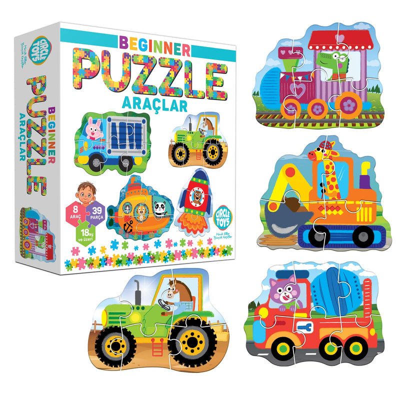 Puzzle version Véhicules pour Débutants Beginner Puzzle Araçlar Puzzle Version Fahrzeuge für Anfänger