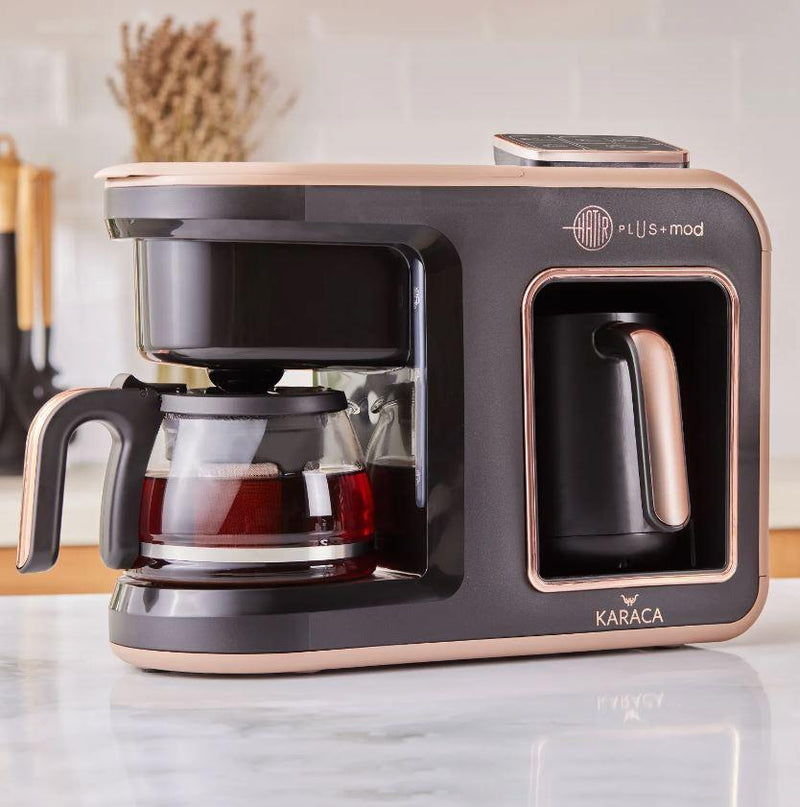 KARACA HATIR PLUS MOD 5 EN 1 ROSIE BROWN Machine à café et à thé - kahve ve cay makinesi