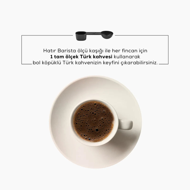 KARACA HATIR BARISTA Türkische Cappuccino- und Kaffeemaschine Anthrazit