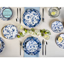 KARACA DEEP BLUE Service de table 24 pièces 6 personnes - 24 Parça 6 kişilik mavi yemek takımı - Blau 24-teiliges Tafelservice für 6 Personen