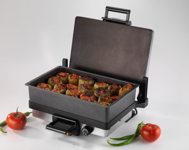 SILEX Grill et plaque de cuisson en acier inoxydable Nouveau modèle 2021 - Tost Lahmacun Makinesi Tavali Tavasiz Yeni Seri Model 2021