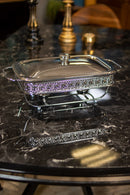 TREND HOME COLLECTION Réchauffeur d'aliments réctangulaire  2L argenté TREND HOME COLLECTION Yemek  ısıtıcısı   dikdörtgen 2L silver  TREND HOME COLLECTION Rechteckiger Speisenwärmer 2L Silber