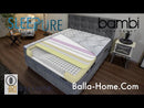 BAMBI COMFIZONE Bett mit Bettkasten, Kopfteil und Matratze Comfort Balance Technology