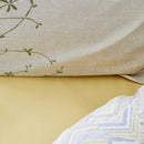 KARACA HOME CLARINDA  Parure de lit 100% coton 2 personnes couleur moutarde KARACA HOME CLARINDA  Hardal %100 pamuk çift kişilik lastik çarşaflı nevresim takımı KARACA HOME CLARINDA  Senfgelber Doppel-Bettbezug aus 100% Baumwolle mit Gummilaken