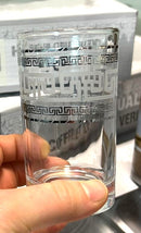 VERSAS Set von 12 versilberten Teegläsern